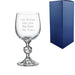 Engraved 190ml Claudia Crystalite Wine Glass With Gift Box Image 2