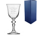 Engraved 220ml Jasmine Red Wine Glass With Gift Box - The Gift Cabin UK