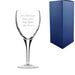 Engraved 190ml Michelangelo White Wine Glass With Gift Box - The Gift Cabin UK