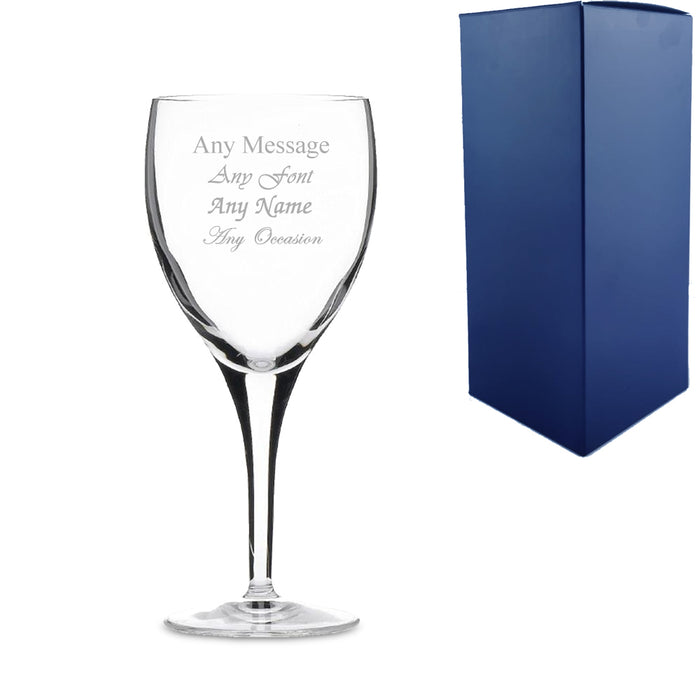 Engraved 190ml Michelangelo White Wine Glass With Gift Box - The Gift Cabin UK