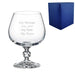 Engraved 250ml Claudia Crystalite Brandy With Gift Box Image 2