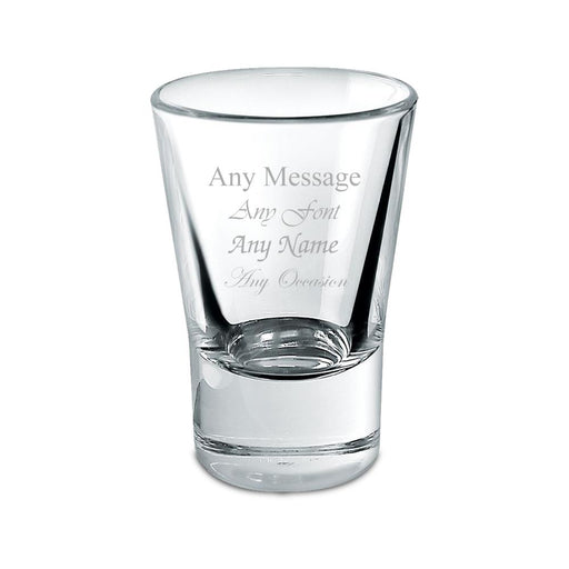 Engraved 35ml Conical Shot Glass - The Gift Cabin UK