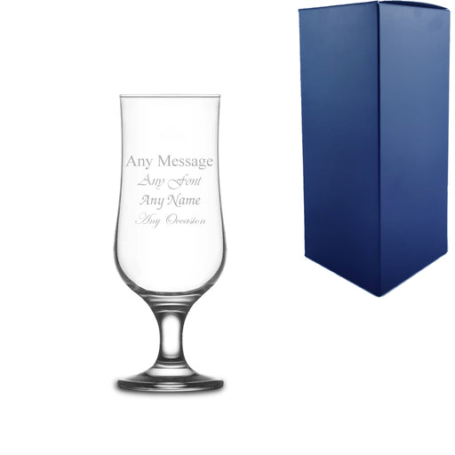 Engraved 385ml Nevakar Stemmed Beer Glass With Gift Box - The Gift Cabin UK