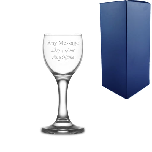 Engraved 55ml Misket Liqueur Glass With Gift Box - The Gift Cabin UK