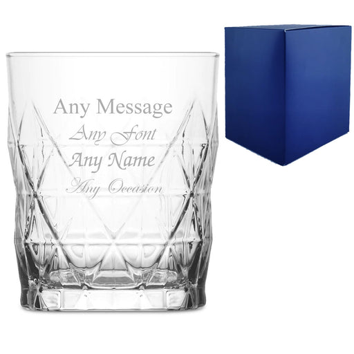 Engraved 345ml Keops Whisky Glass With Gift Box - The Gift Cabin UK