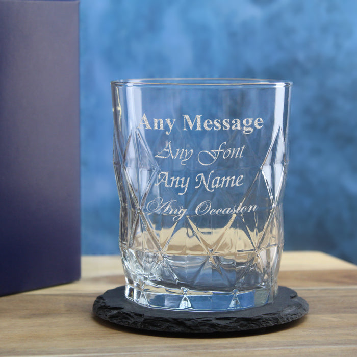 Engraved 345ml Keops Whisky Glass With Gift Box - The Gift Cabin UK