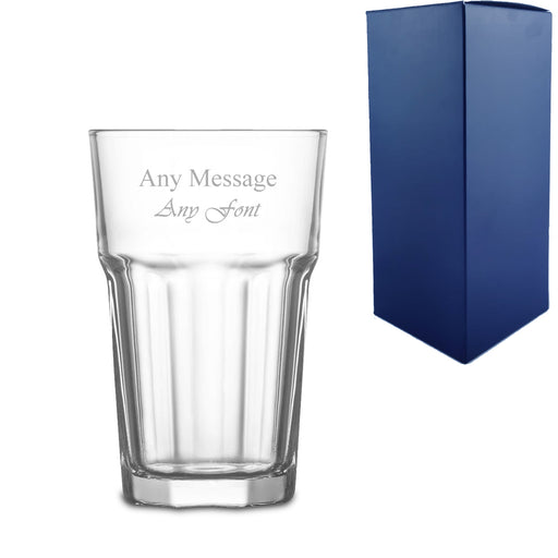 Engraved 300ml Aras Iced Tea Glass With Gift Box - The Gift Cabin UK