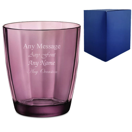 Engraved 300ml Purple Pulsar Whisky Glass With Gift Box - The Gift Cabin UK