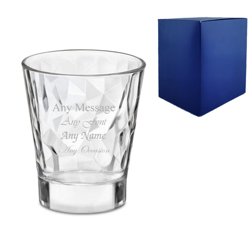 Engraved 80ml Diamond Shot Glass - The Gift Cabin UK