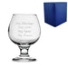 Engraved 390ml Brandy Cognac Snifter Glass With Gift Box - The Gift Cabin UK