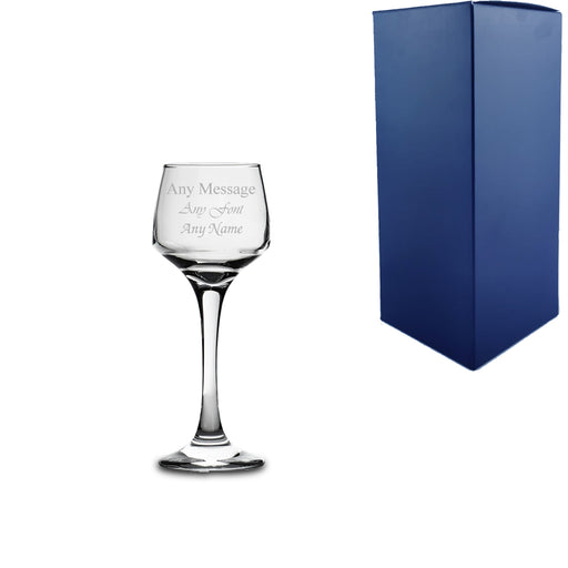 Engraved 80ml Classic Sherry Liqueur Glass With Gift Box - The Gift Cabin UK