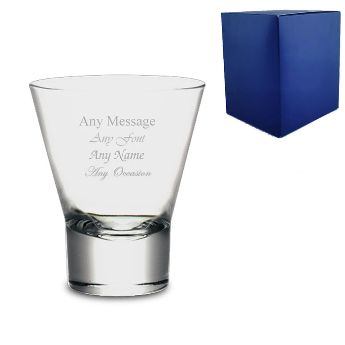 Engraved 340ml Ypsilon Whiskey Glass With Gift Box - The Gift Cabin UK