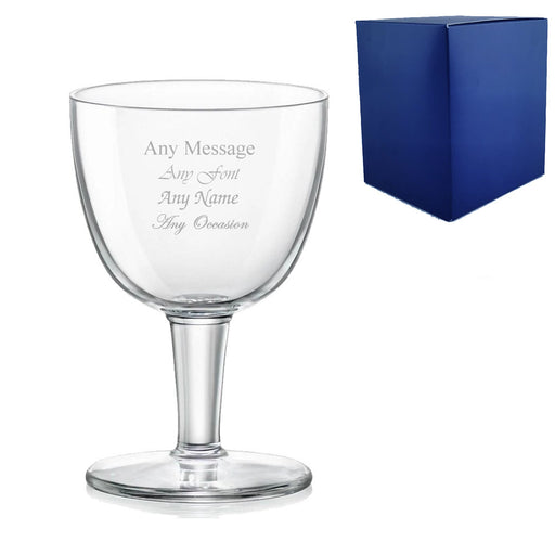 Engraved 15oz Stemmed Abbey Beer Glass with Gift Box - The Gift Cabin UK