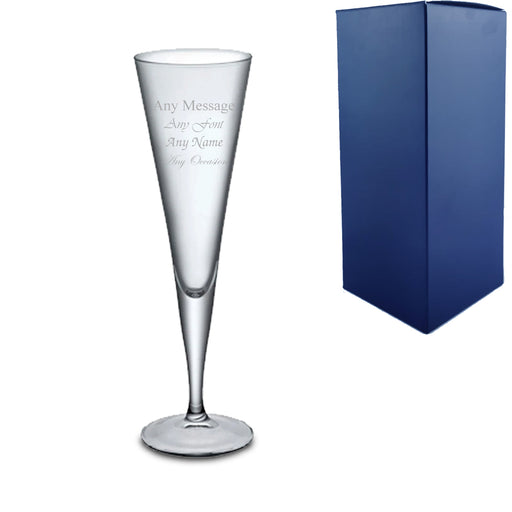 Engraved 110ml Ypsilon Champagne Flute With Gift Box - The Gift Cabin UK