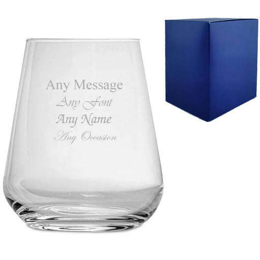 Engraved 450ml Inalto Uno Whiskey Glass - The Gift Cabin UK