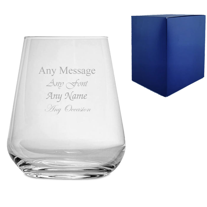 Engraved 350ml Inalto Uno Whiskey Glass - The Gift Cabin UK