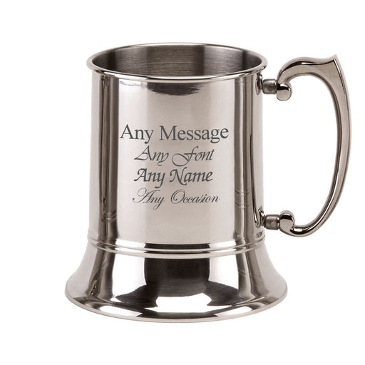 Engraved 17oz Stainless Steel Tankard - The Gift Cabin UK