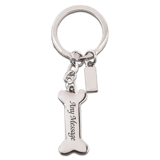 Engraved Bone Keyring - The Gift Cabin UK