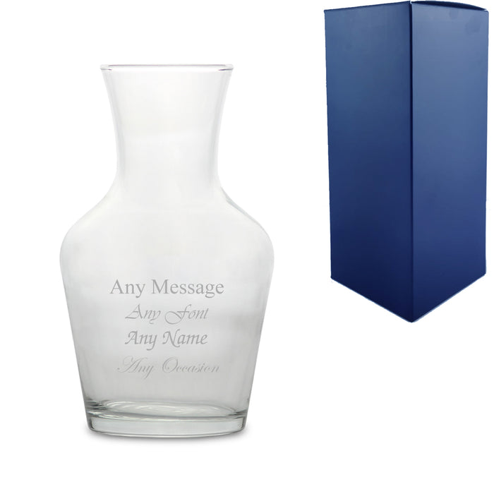 Engraved 500ml A Vin Carafe or Vase - The Gift Cabin UK