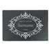 Engraved Rectangular Slate Cheeseboard with Mr and Mrs Design - The Gift Cabin UK