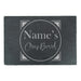 Engraved Rectangular Slate Cheeseboard with Name's Cheeseboard with Circle Design - The Gift Cabin UK