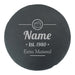 Engraved Round Slate Cheeseboard with Extra Matured Design - The Gift Cabin UK