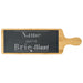 Engraved Bamboo and Slate Cheeseboard with Name you're Brie-lliant Design - The Gift Cabin UK