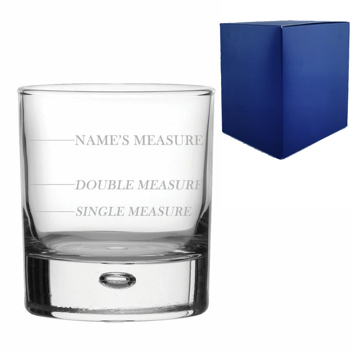 Engraved Name's Measurement Whisky Glass - The Gift Cabin UK