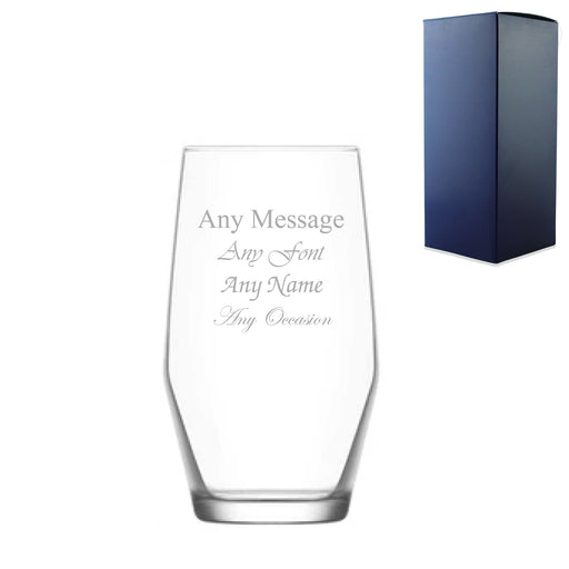 Engraved 495ml Ella Highball Glass with Gift Box - The Gift Cabin UK