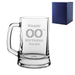 Engraved  Tankard Beer Mug Stein Happy 20,30,40,50... Birthday Pixelated Design Gift Boxed - The Gift Cabin UK