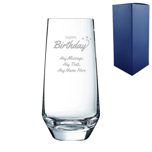 Engraved Happy Birthday Lima Hiball, Gift Boxed - The Gift Cabin UK