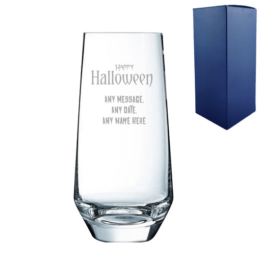 Engraved Happy Halloween Lima Hiball, Gift Boxed - The Gift Cabin UK