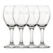 Engraved Leaves Pattern Pure Wine Set of 4 11oz Glasses - The Gift Cabin UK