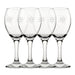 Engraved Fireworks Pattern Pure Wine Set of 4 11oz Glasses - The Gift Cabin UK