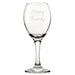 Happy 21st Birthday Modern Design - Engraved Novelty Wine Glass - The Gift Cabin UK