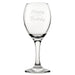 Happy 40th Birthday Modern Design - Engraved Novelty Wine Glass - The Gift Cabin UK