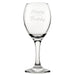 Happy 60th Birthday Modern Design - Engraved Novelty Wine Glass - The Gift Cabin UK