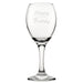 Happy Birthday Grandad Modern Design - Engraved Novelty Wine Glass - The Gift Cabin UK