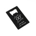 Engraved Portable Wallet Card Bottle Opener Black Happy Custom Number Birthday - The Gift Cabin UK