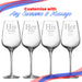 Engraved His and Hers Sublym Wine Glasses, 15.8oz/450ml, Gift Boxed - The Gift Cabin UK