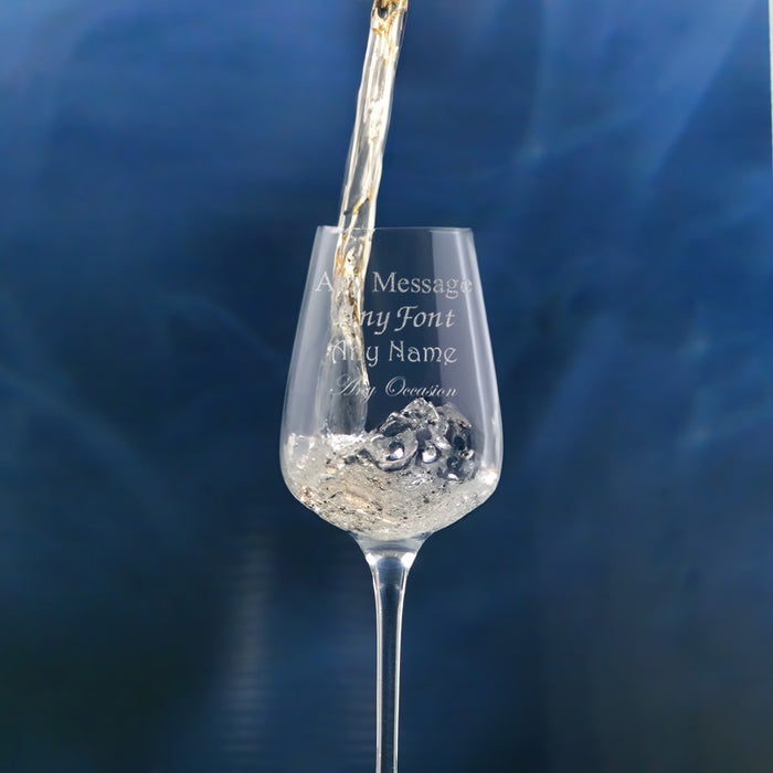 Engraved Crystal Wine Glass, Sublym Small 250ml Glass, Gift Boxed - The Gift Cabin UK