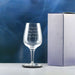 Engraved Crystal Wine Glass, Short Sublym 350ml Glass, Gift Boxed - The Gift Cabin UK