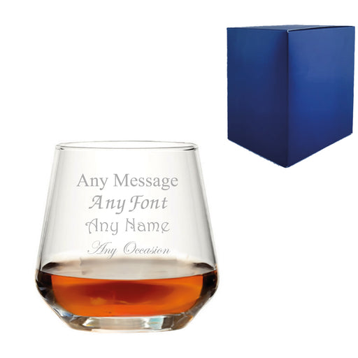 Engraved Whisky Glass, Allegra 340ml Tumbler, Gift Boxed - The Gift Cabin UK