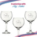 Engraved 80th Birthday Cubata Gin Glass, Years Young Delicate Font - The Gift Cabin UK