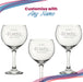 Engraved 40th Birthday Cubata Gin Glass, Years Young Sweeping Font - The Gift Cabin UK