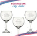 Engraved 60th Birthday Cubata Gin Glass, Years Young Sweeping Font - The Gift Cabin UK