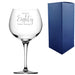 Engraved 80th Birthday Primeur Gin Glass Years Young Delicate Font - The Gift Cabin UK