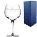 Engraved 100th Birthday Primeur Gin Glass Years Young Handwritten - The Gift Cabin UK