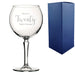 Engraved 20th Birthday Hudson Gin Glass, Years Young Delicate Font - The Gift Cabin UK