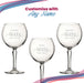 Engraved 60th Birthday Hudson Gin Glass, Years Young Sweeping Font - The Gift Cabin UK